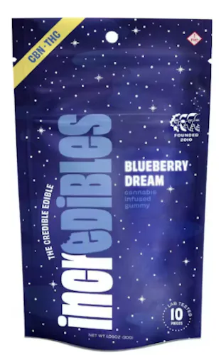 Blueberry Dream + CBN | 50mg Gummies | HD | 10ct-active