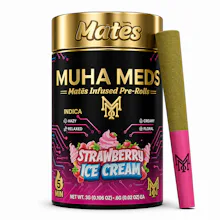 Muha Mates - 5-Pack .6g Infused Prerolls - Strawberry Ice Cream
