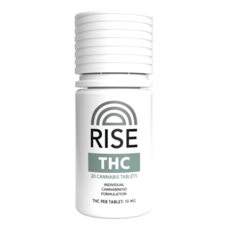 Product: THC | Tablets | 10mg x 20pk | RISE