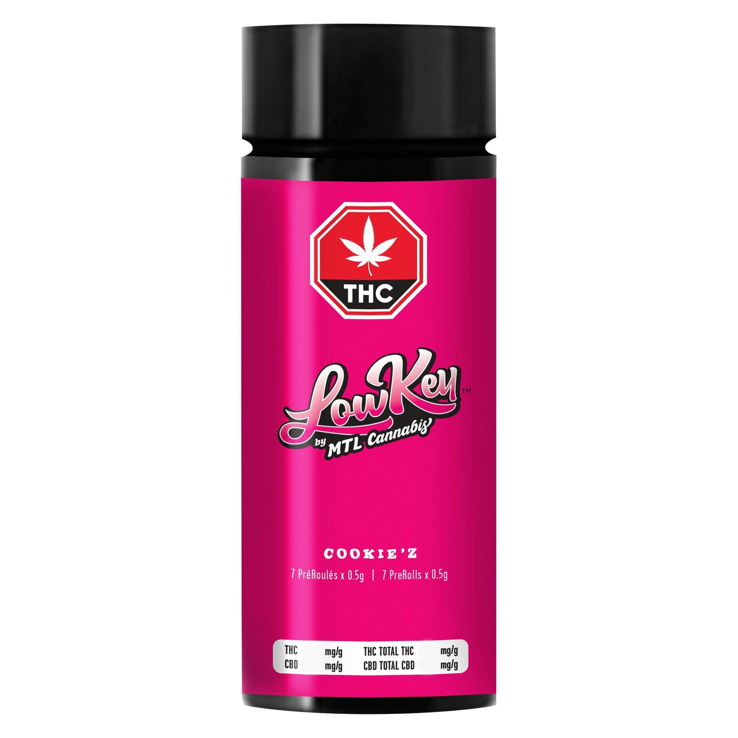 Lowkey by mtl cannabis - cookie'z prjs - 7x0. 5g