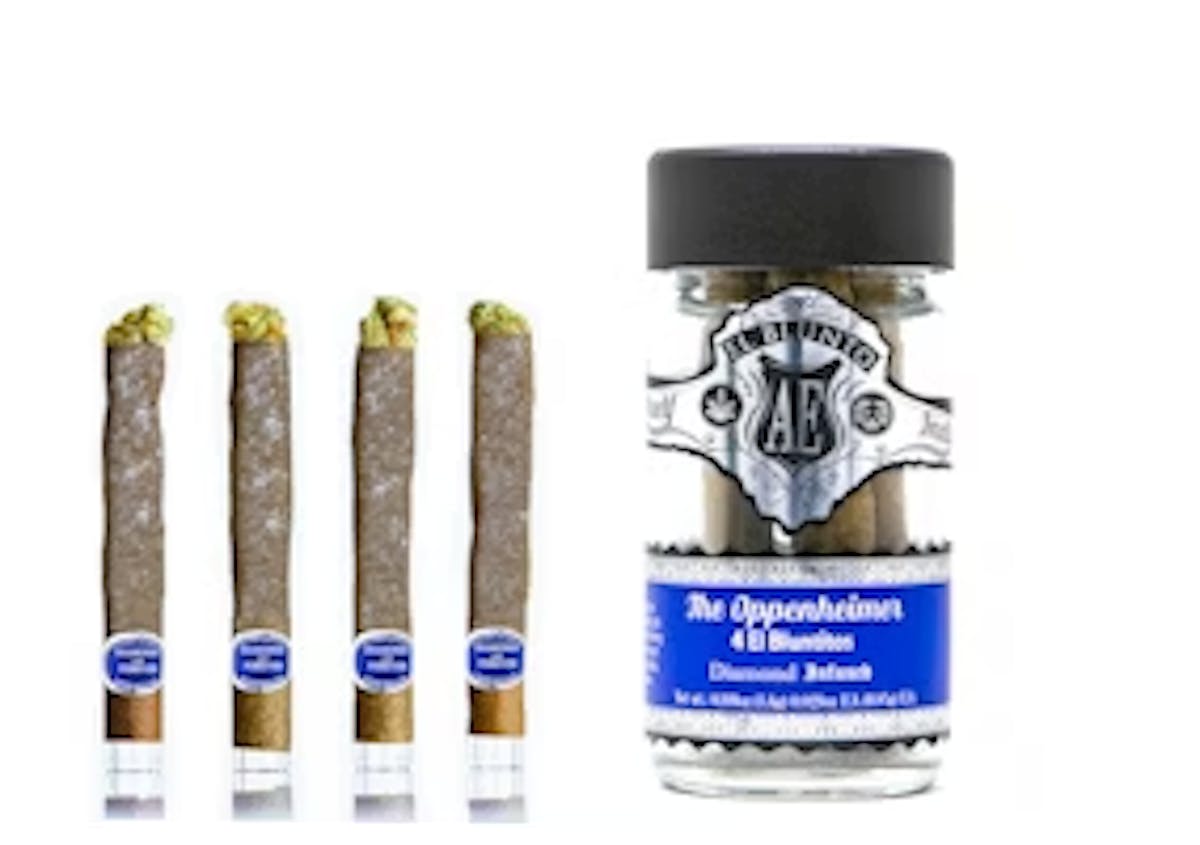 Image of The Oppenheimer | .8g 4 pack Diamond infused Blunts