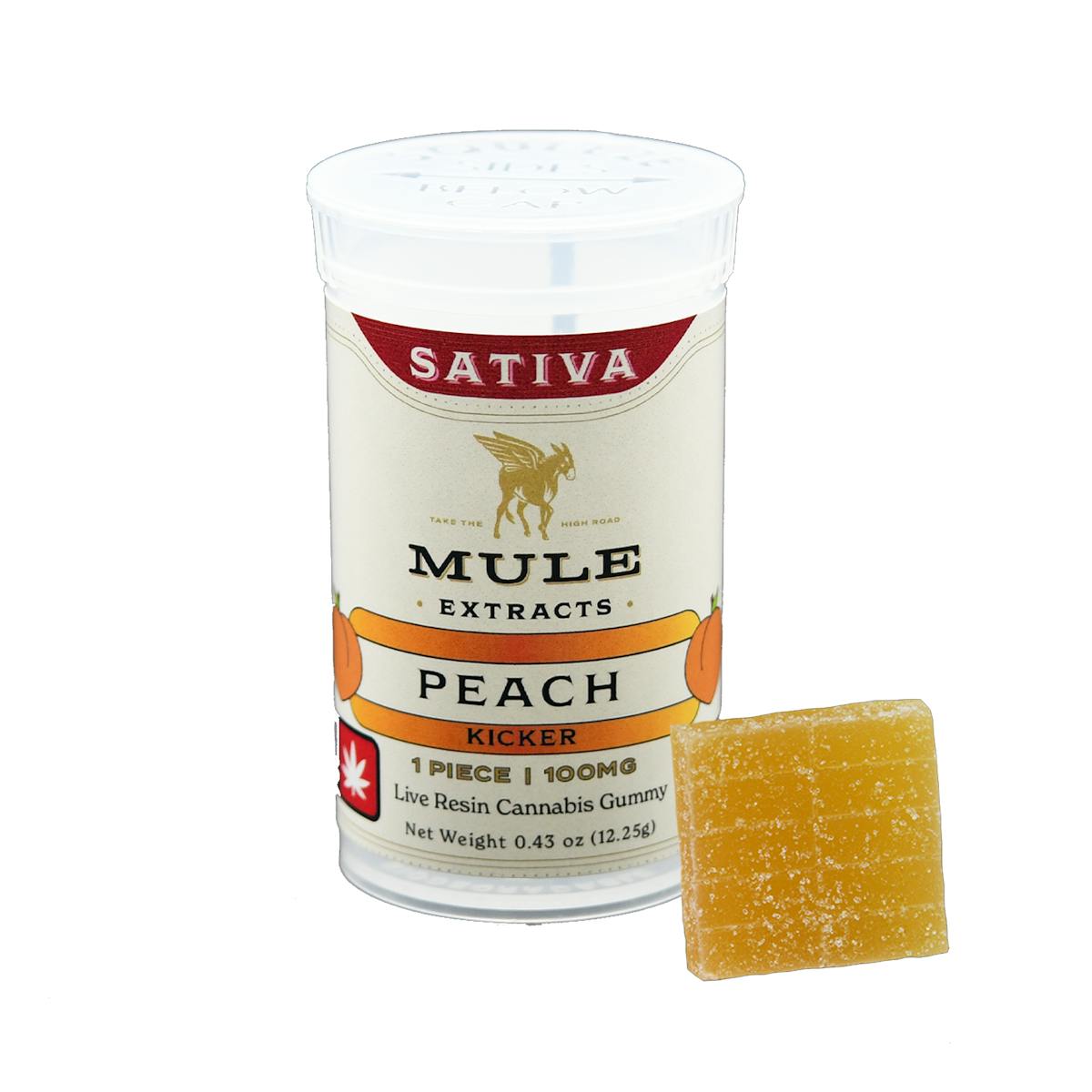 Photo of Mule 100mg Full Spectrum PEACHY Sativa Kicker