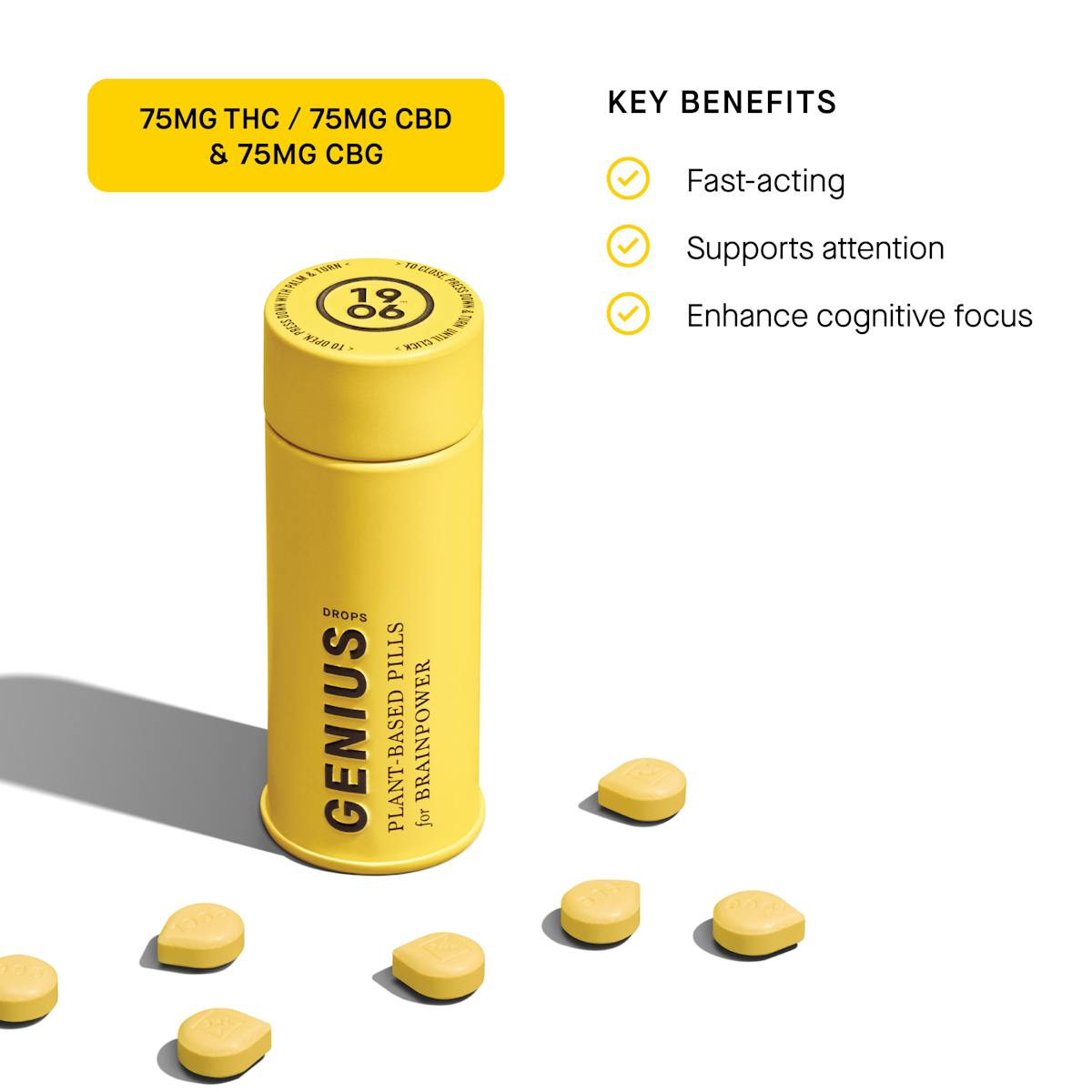 Photo of 1906 | Edible | Genius Tin – 75mg