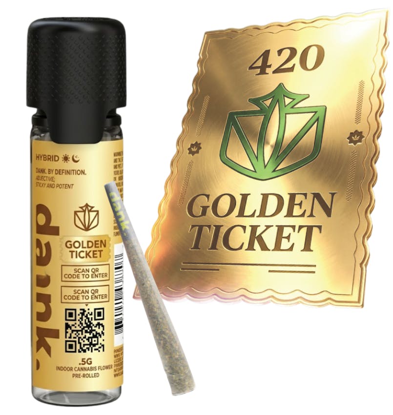 Dank Golden Ticket .5g Pre-Roll