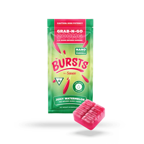 Sauce - 200mg Live Resin Gummies - Juicy Watermelon