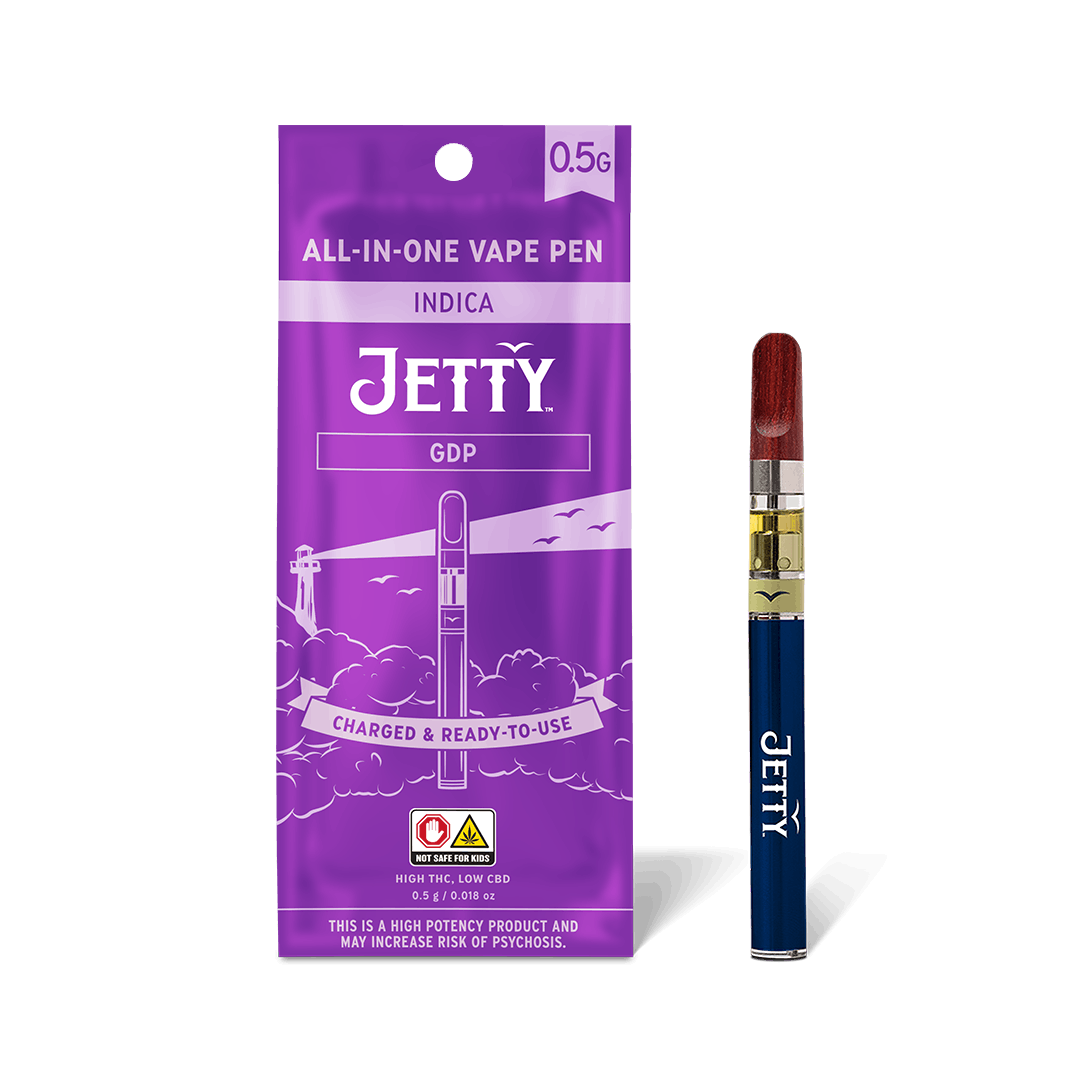 Jetty Extracts
GDP AIO | Indica | Refillable
