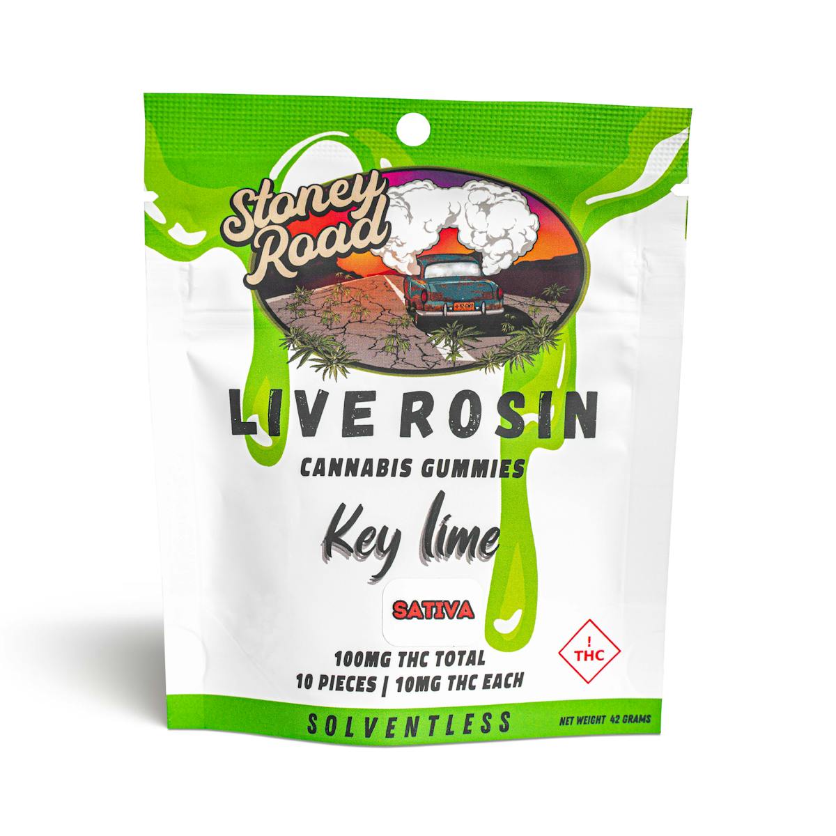 Photo of Key Lime Rosin Gummies – 100mg