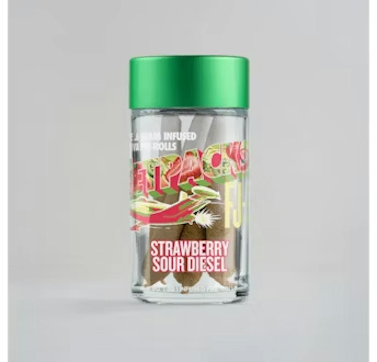 Image of Strawberry Diesel 5pk Infused Prerolls