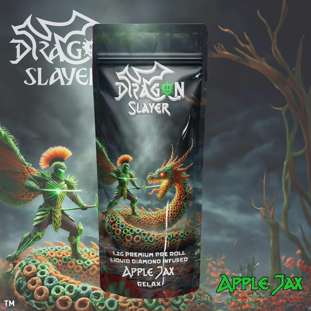 Dragon Slayer - 1.2g Infused Preroll - Apple Jax
