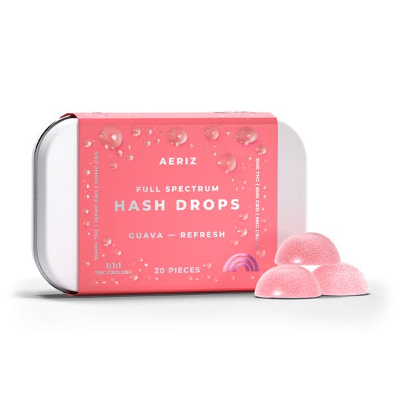 Product AZ Hash Drops Gummies - Guava 100mg (20pk) (Jenny Kush)