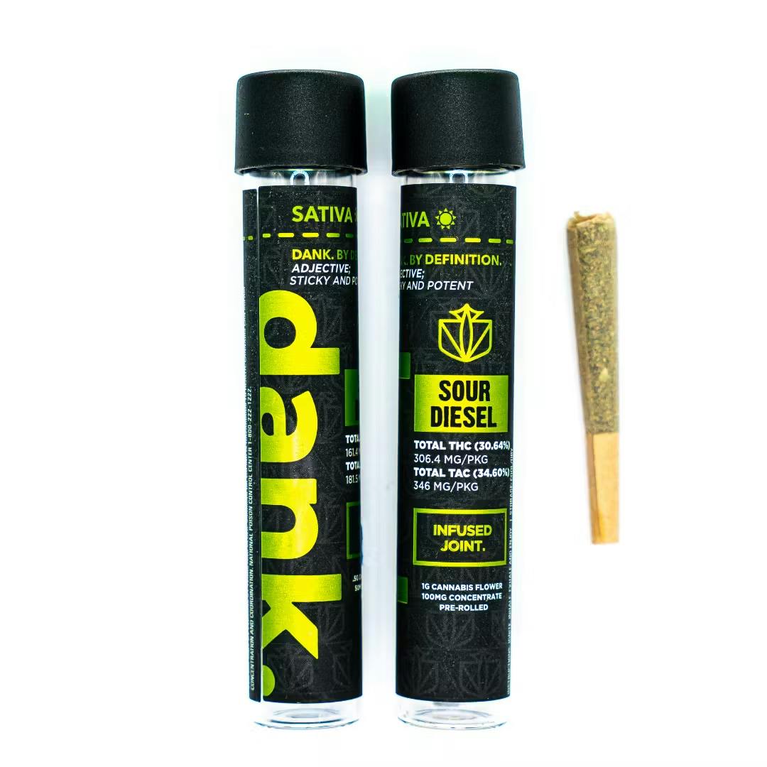 Preroll | Dank | Sour Diesel | Infused Preroll | .5g
