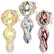 Euphoric Vibrance Twisted Glass Spoon