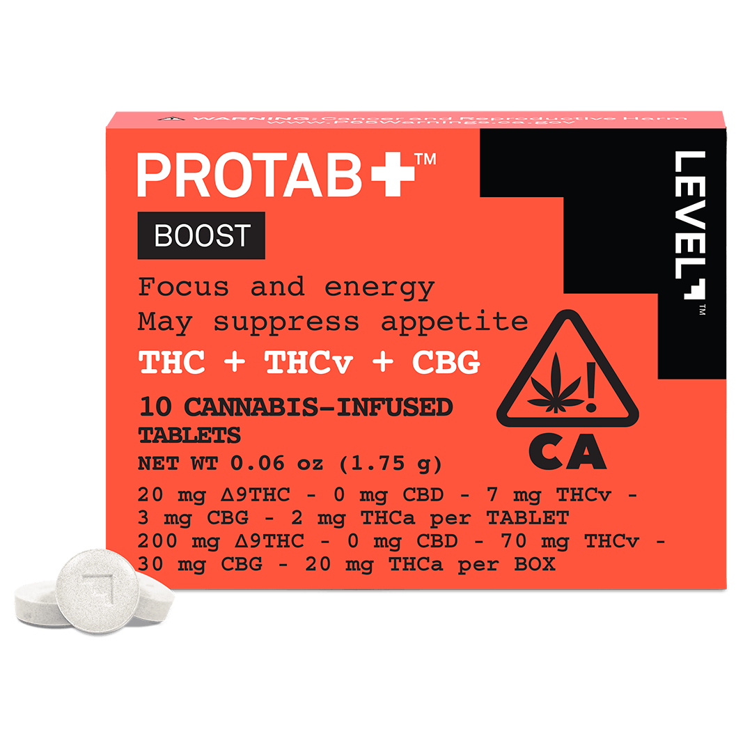 Level Protab - 20mg THC + THCv + CBG Tablet 10pk - Boost