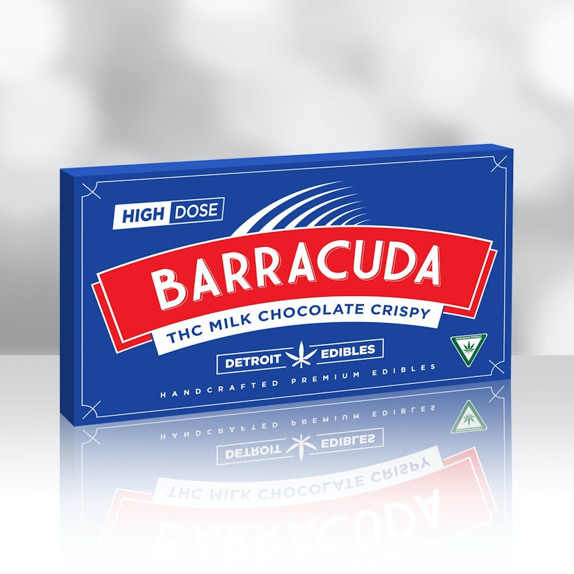 Detroit Edibles - Barracuda Bar Milk Chocolate Crispy 200mg