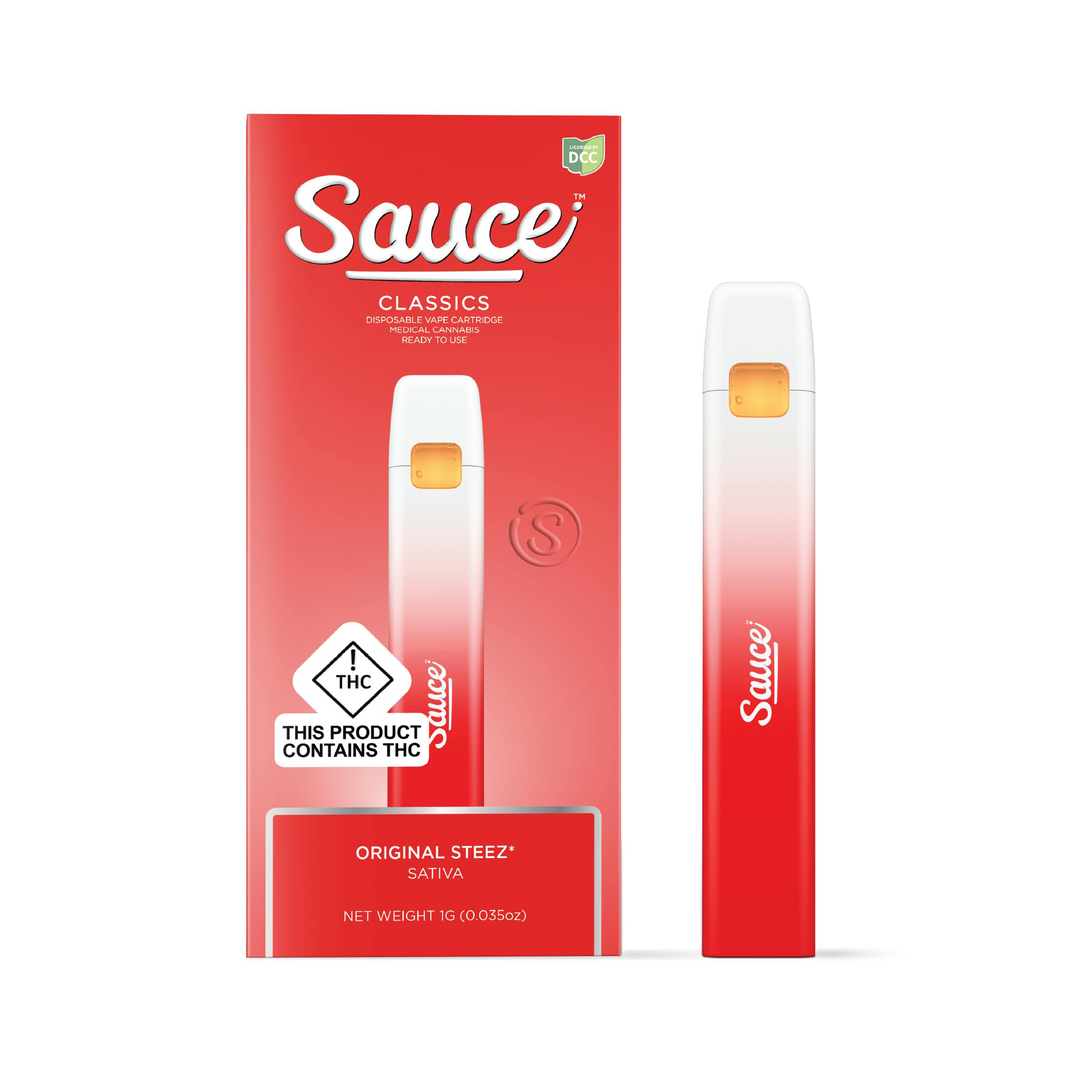 Sauce: Original Steez - Disposable 1g - Saphyre Dispensary