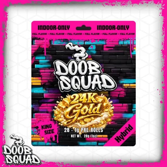 Doob Squad - 28-Pack 1g Prerolls - 24k Gold