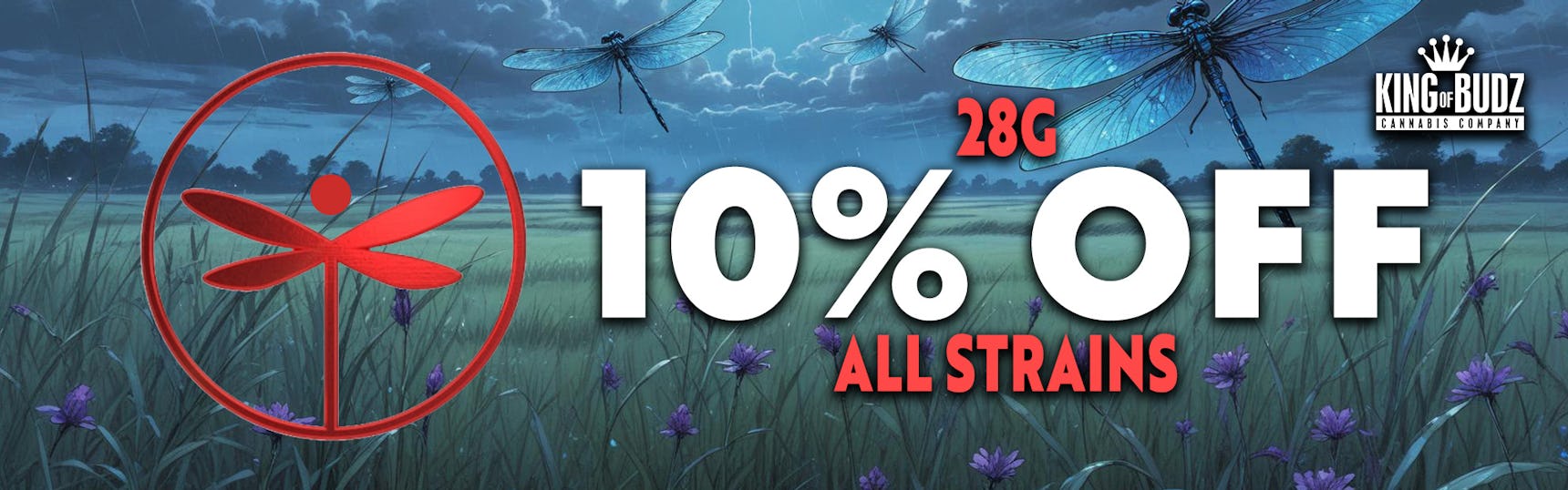 Dragonfly - 28g - 10 Percent All Strains