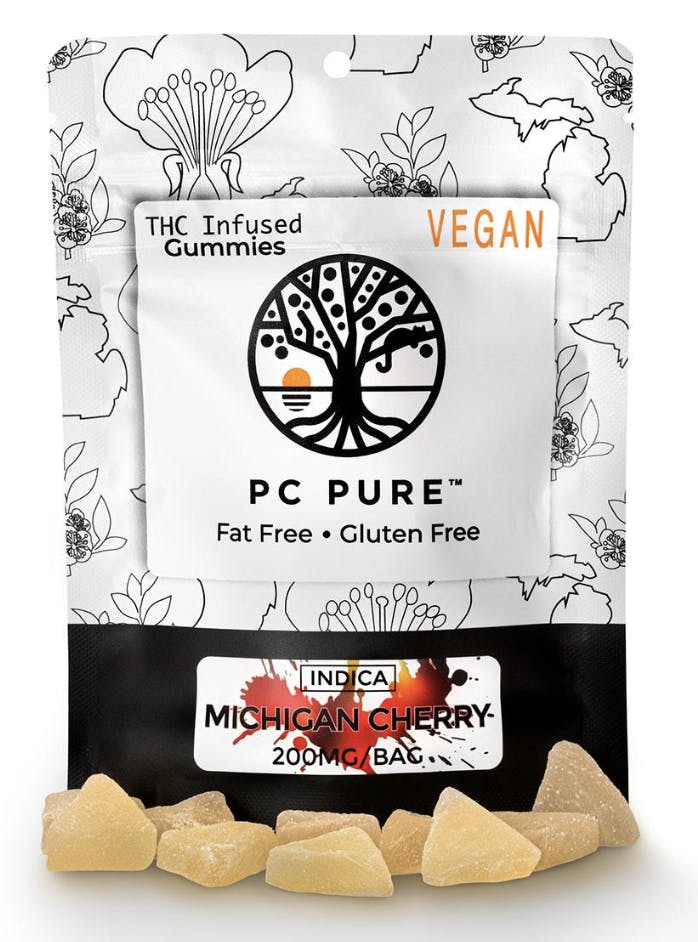 Product: PC Pure | Gummies - 200mg - Michigan Cherry (Indica)