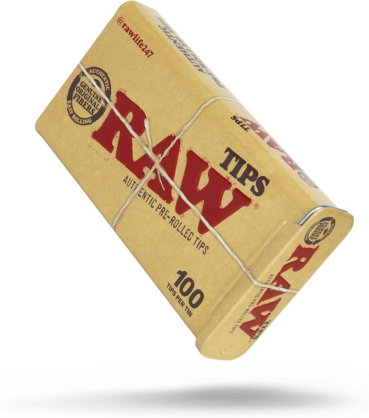 Photo of RAW | Pre-Rolled Tips – 1 Tin – 100Pc