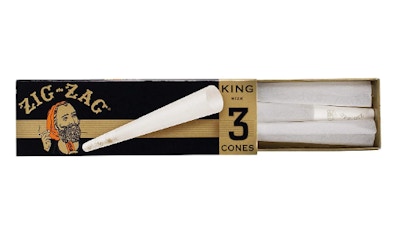 Product NC ZIG ZAG Cones - King Size Ultra Thin 3pk