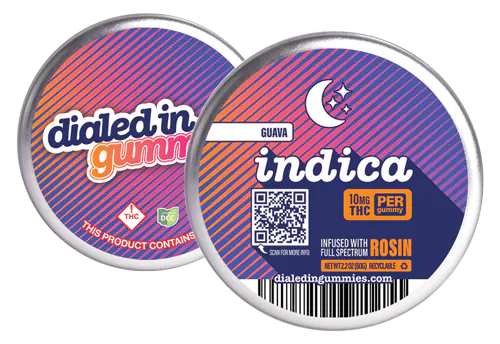 Blueberry  | Indica Rosin Gummies | 100mg-1