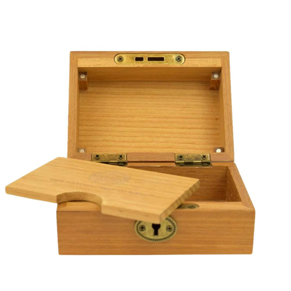 Raw - natural teakwood smokers box