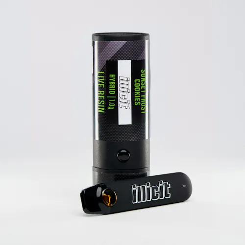 Sunset Frost Cookies Live Resin Disposable Vape 1g-1