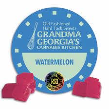 Watermelon (H) RSO Hard Tack Sweets - 100mg 20pk - Grandma Georgia's