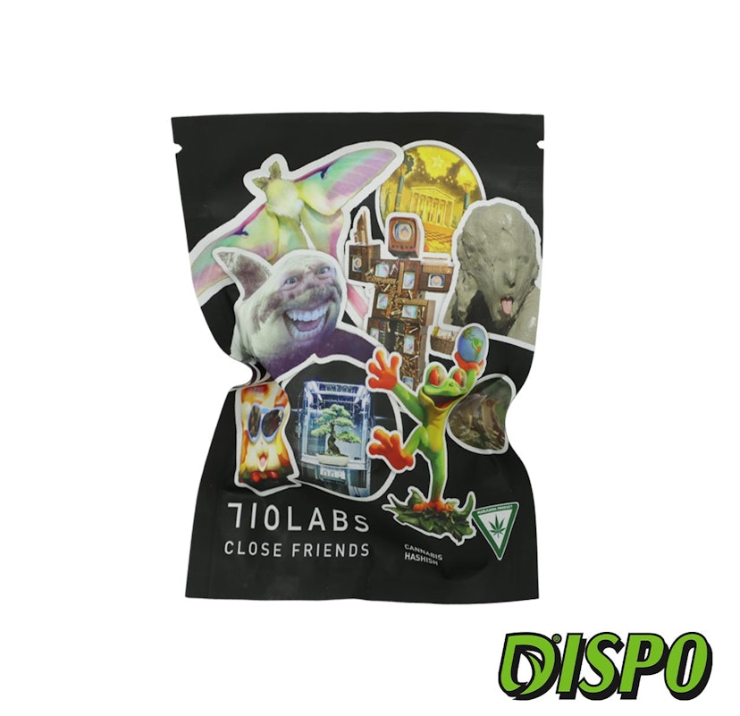 710 Labs Close Friends - Papaya x Strawberry Guava #9 Live Rosin Thumbprint