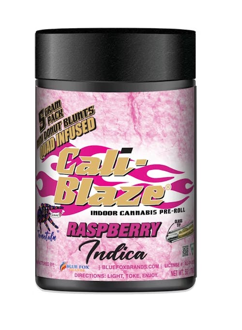 Product Raspberry Tarantula Donut Blunts | Pre Rolls | 1g 5pk