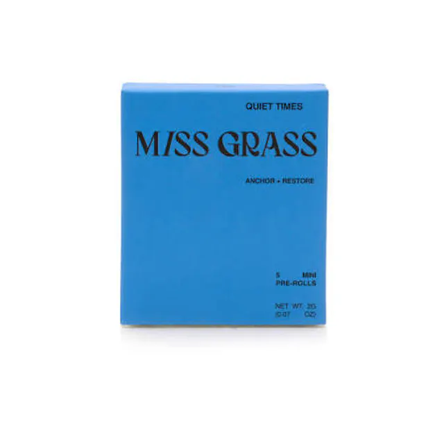 Miss Grass Pre-Roll Pack Quiet Times - Melonade Cookies & Cream 5pk/2g (indica, packs)