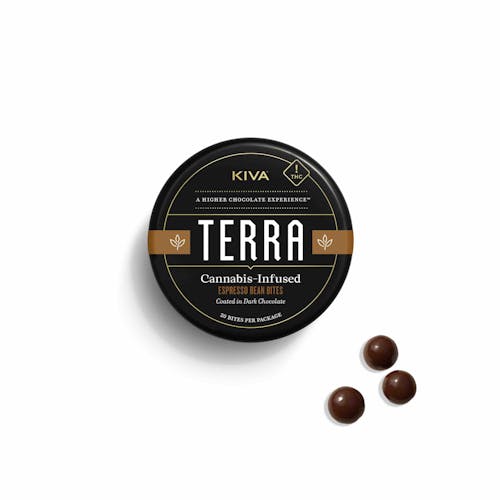 Kiva Bar Midnight Mint Dark Chocolate CBN Cannabis Edible