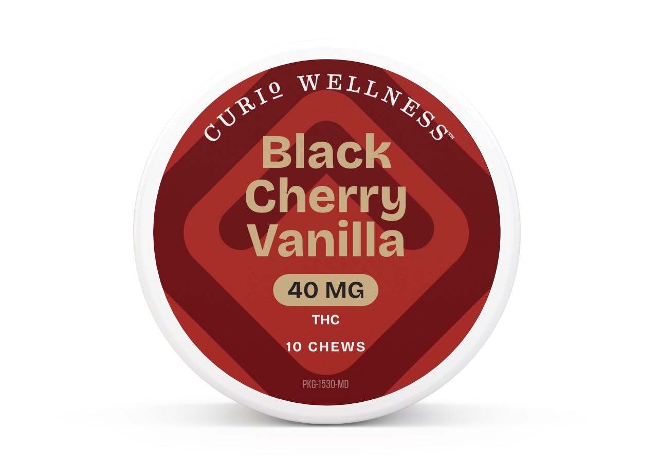 Black Cherry Vanilla Chews | 40mg | Liberty (Rockville)
