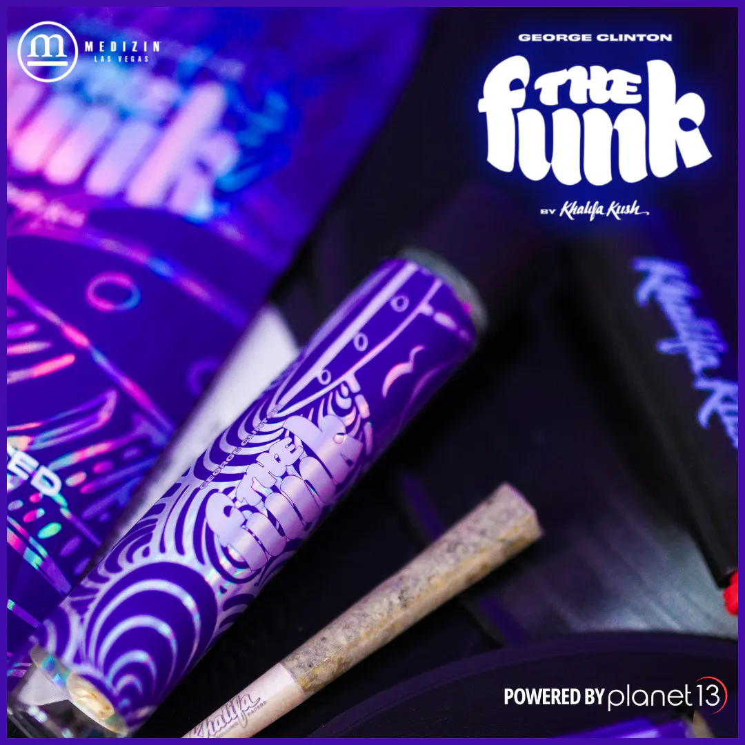 The Fame Gang 7インチ Deep Funk Khalifa Kush The Funk By George Clinton .75g Infused Preroll 2pk