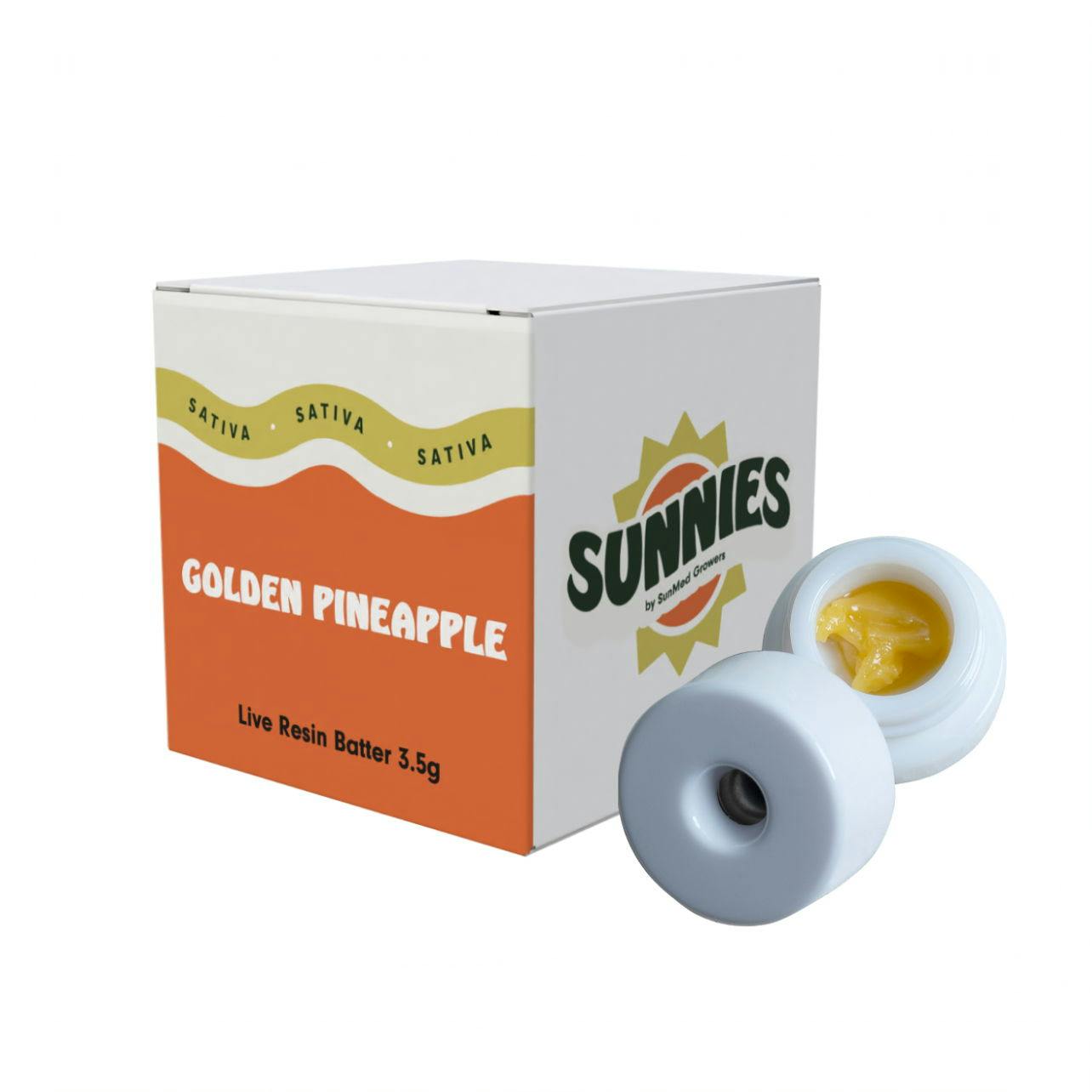 Sunnies SunMed | Live Resin Batter | Golden Pineapple | 3.5g - Star Buds  Cannabis Dispensaries Cannabis Dispensary in NY, MD, MS, IL, OK