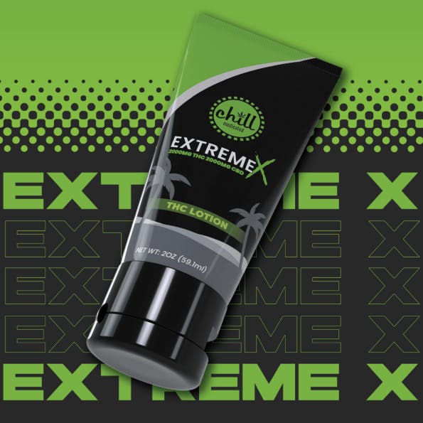 Product: Extreme X Lotion | 2000mg THC + 2000mg CBD |  Chill Medicated