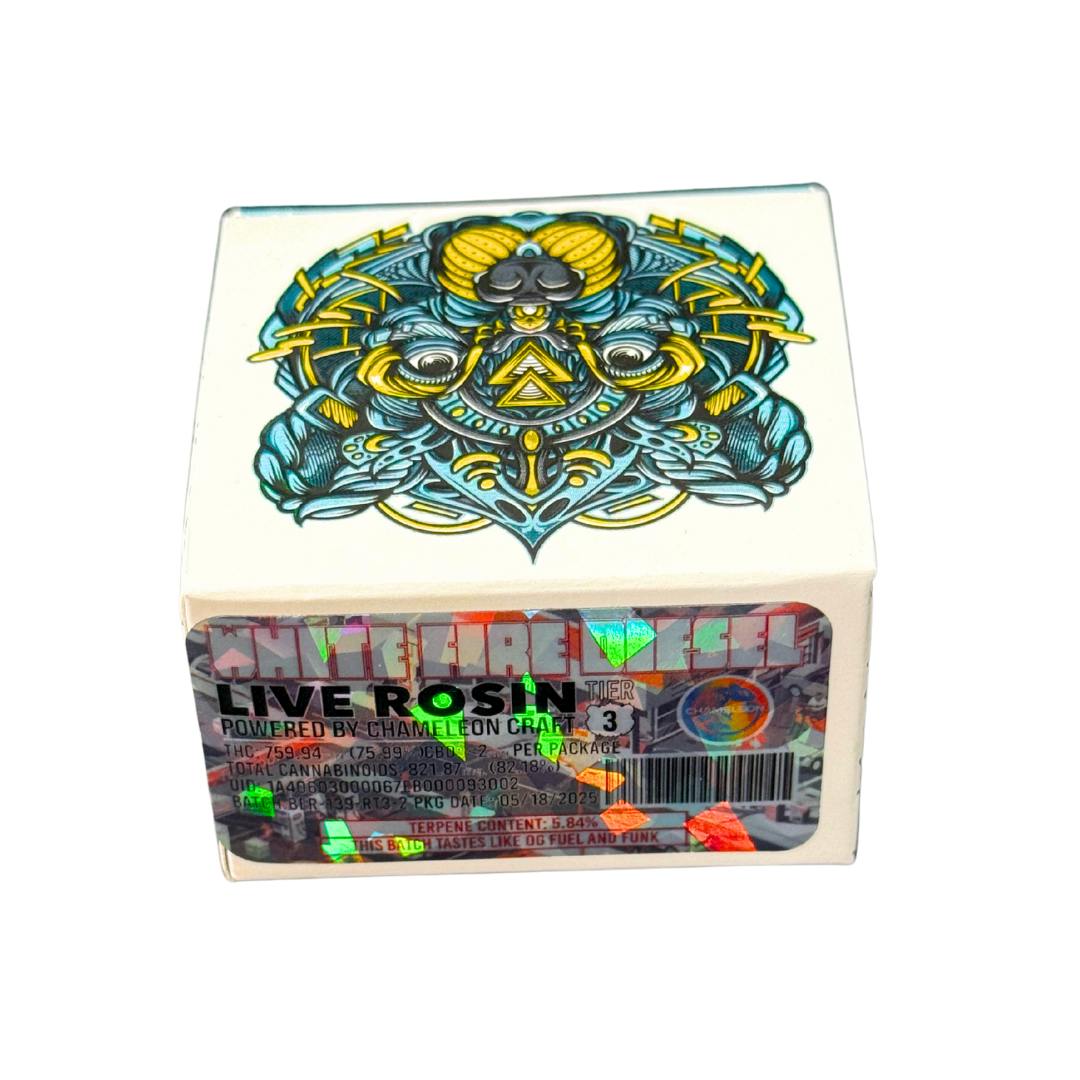WHITE FIRE DIESEL LIVE ROSIN TIER 3