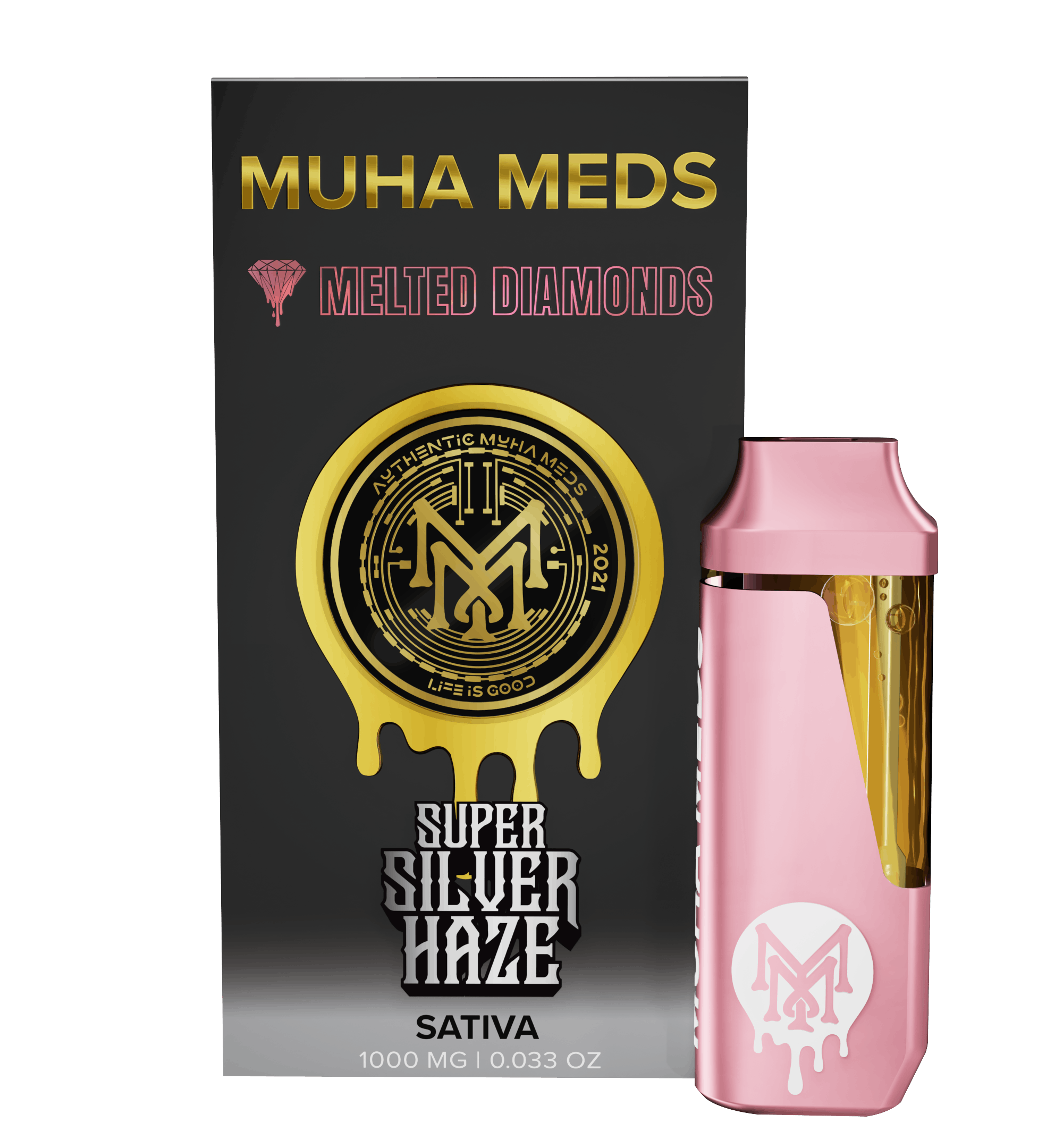MUHA MEDS | SUPER SILVER HAZE | LIQUID DIAMOND DISPOSABLE SATIVA