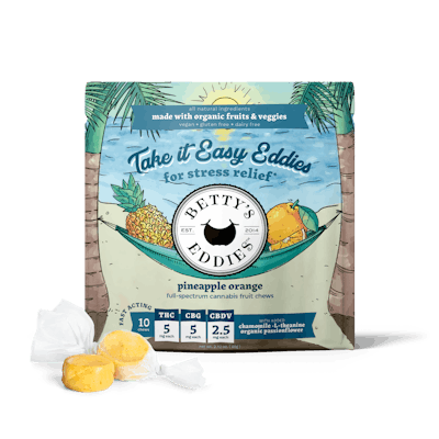 Product Pineapple Orange | 1:1 THC/CBG Fast Acting Taffy