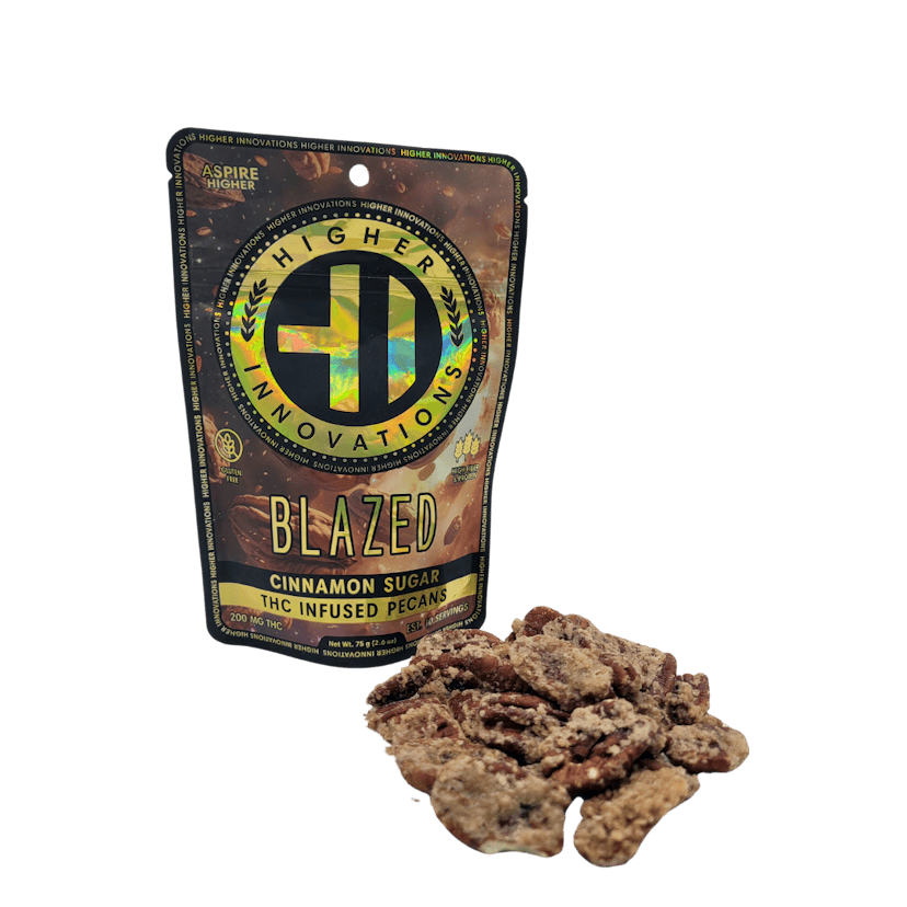 Blazed 200mg Infused Pecans Cinnamon Sugar