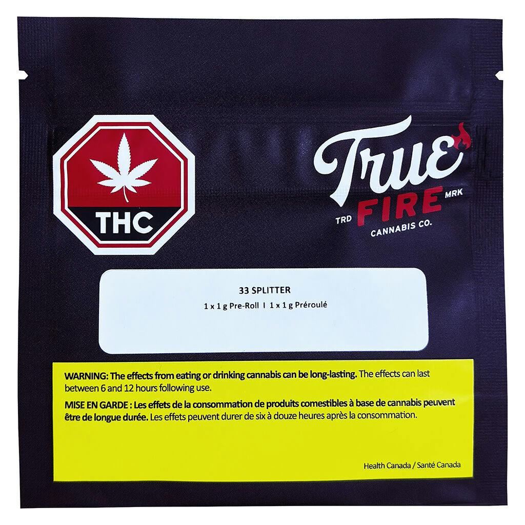 True fire - 33 splitter pre-roll - 1x1g