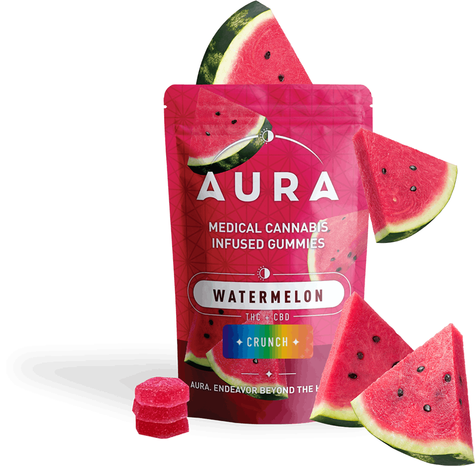 Watermelon Crunch + CBD | Gummies | [229.51mg] | Terrasana