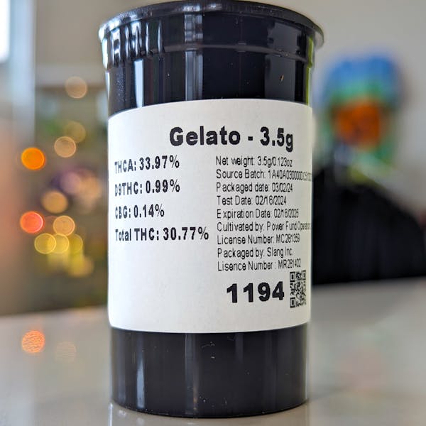 Gelato (H) - 3.5g - The Cure Company