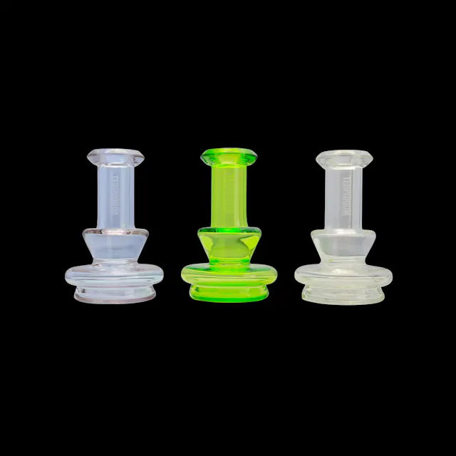 Topper Straight Puffco Dry Top Green (glassware)