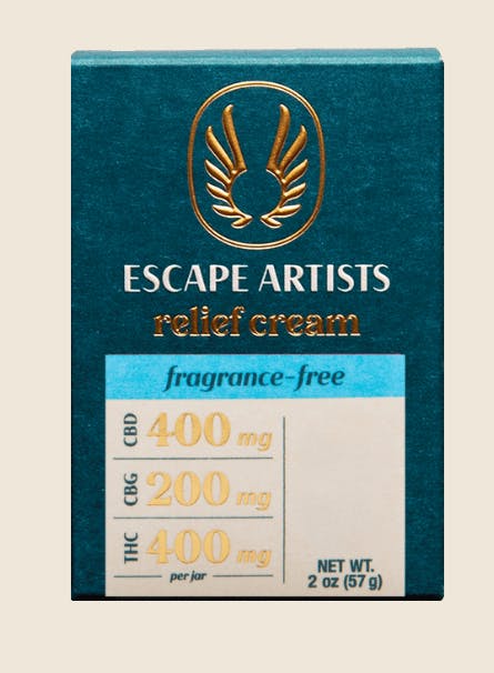 Photo of Escape Artists | Relief Cream- 2.0oz- Fragrance Free