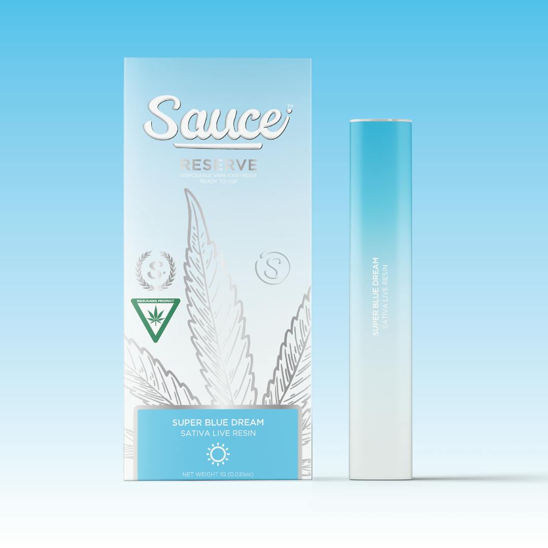 Sauce Sauce Essentials Disposable | Blueberry Kush - Puff Cannabis Cannabis  Store in MI