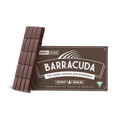 Dark Chocolate Espresso Barracuda Bar | 200mg