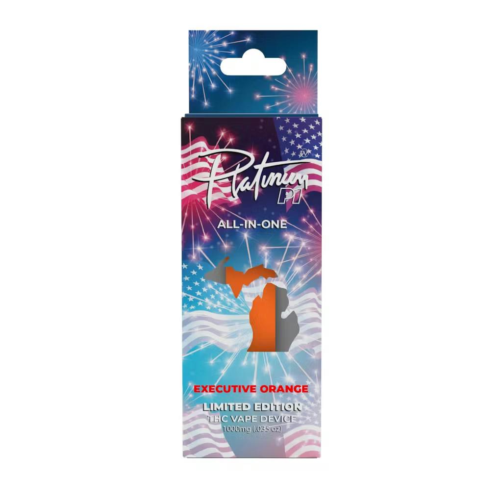 Platinum Vape - 1g Disposable - Executive Orange