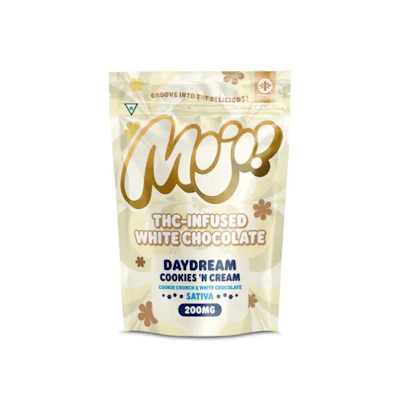 Mojo - 200mg Chocolates - Daydream Cookies & Cream - EDIBLES by Mojo at King of Budz