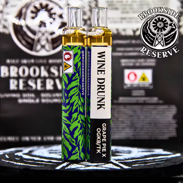 Brookside Reserve Rosin Disposable Wine Drunk .5g (hybrid, live rosin disposable)